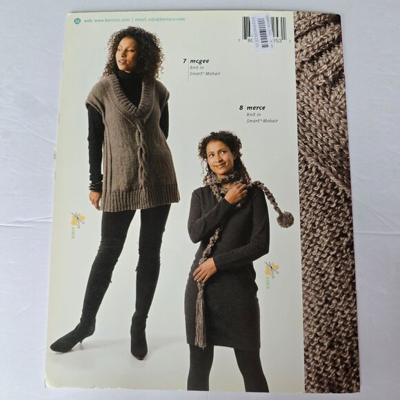 Berroco Smart Mohair #253 Knitting Pattern Book - Picture 8 of 9
